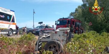 Paura sulla provinciale a San Vito, scontro fra auto, furgone e fuoristrada: tre feriti, uno è grave
