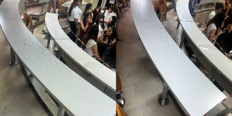 Cagliari, calcinacci e pozzanghere a Sa Duchessa: banchi off limits per gli studenti