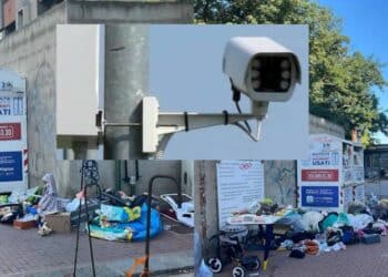 Cagliari, sistema di videosorveglianza e sino a 18 mila euro di multa per chi deturpa i contenitori per gli abiti usati