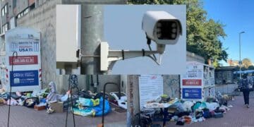 Cagliari, sistema di videosorveglianza e sino a 18 mila euro di multa per chi deturpa i contenitori per gli abiti usati