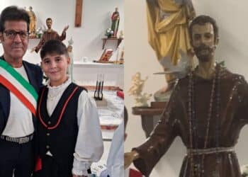 Castiadas, a 10 anni raccoglie i fondi per donare due statue alla comunità