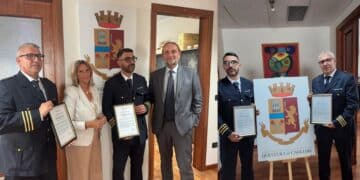 Cagliari, premiate dal questore le guardie giurate intervenute in una mega rissa