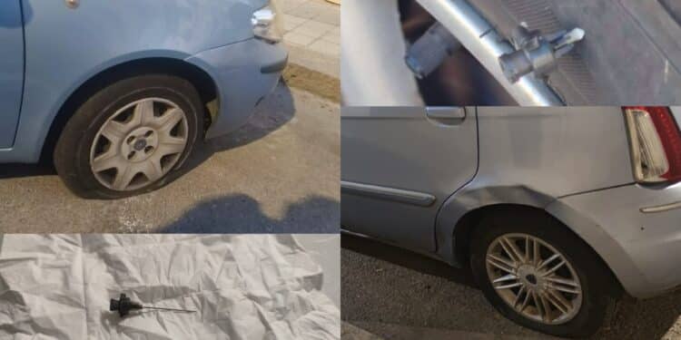 Cagliari, auto in sosta prese di mira dai vandali: residenti di Stampace sul piede di guerra