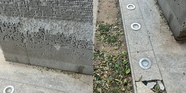 Cagliari, le opere di Pinuccio Sciola abbandonate e in mano ai vandali