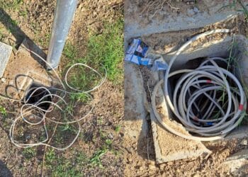 Decimoputzu, tranciati e rubati i cavi dell’illuminazione pubblica