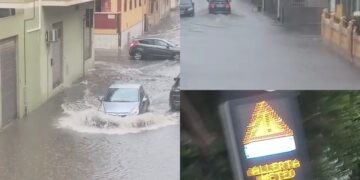 Pioggia incessante, strade allagate a Quartu e a Sestu: a Pirri scatta l’allerta meteo