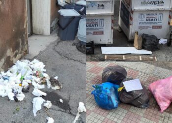 Cagliari, centro storico sommerso dai rifiuti: pattume anche davanti ai luoghi sacri