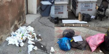 Cagliari, centro storico sommerso dai rifiuti: pattume anche davanti ai luoghi sacri