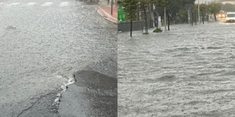 Bomba d’acqua a Sant’Antioco, caduti 50 mm di pioggia in poco tempo