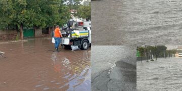 Strade dissestate e marciapiedi divelti a Carbonia, dopo il nubifragio parte la conta dei danni