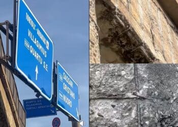 Il ponte sulla Ss 554 in evidente stato di usura: “Ogni giorno transitano migliaia di auto”