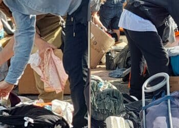 Cagliari, ressa tra i rifiuti del Mercatino Cuore: in tanti si sono riversati per accaparrarsi qualcosa da portare via