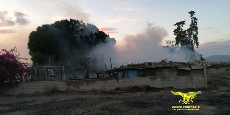Quartu, due anziani disabili salvati da un incendio dagli uomini della Forestale