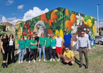Settimo San Pietro, inaugurata l’opera di street art “Macedonia mediterranea”
