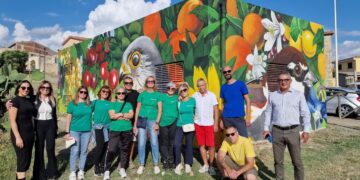 Settimo San Pietro, inaugurata l’opera di street art “Macedonia mediterranea”