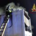 Autocompattatore in fiamme nella notte a Villamar, accertamenti in corso