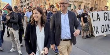 Cagliari, in piazza anche la Presidente Todde: “Non possiamo restare in silenzio”