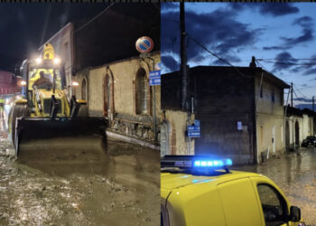 Samassi, sassi e detriti in strada dopo l’alluvione: Anas e Comune in campo per ripristinare la viabilità