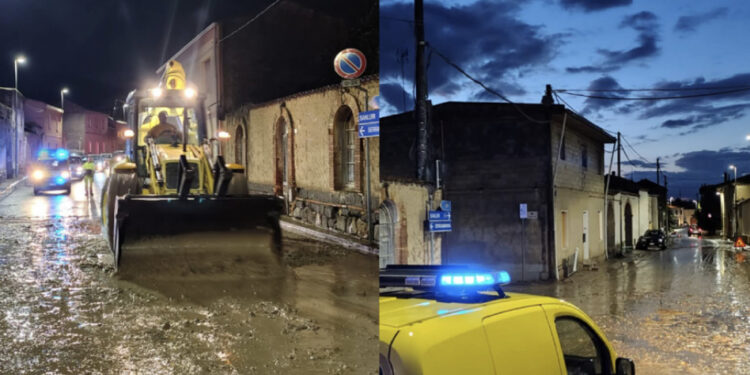 Samassi, sassi e detriti in strada dopo l’alluvione: Anas e Comune in campo per ripristinare la viabilità