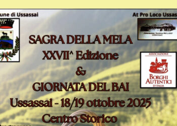 “Sagra della Mela di Ussassai” & “Giornata Nazionale dei Borghi Autentici d’Italia”,  in programma a Ussassai sabato 18 e domenica 19 ottobre 2025
