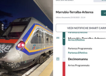 Freccia lentissima da Cagliari a Sassari: in viaggio con 113 minuti di ritardo