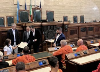 Campioni nello sport e nella vita, riconoscimento a Palazzo Bacaredda per Fabio Dalu, Viktoria Pistis Shablova, Alessandro Vacca e Chiara Obino