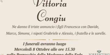 Cagliari, è mancata Vittoria Congiu