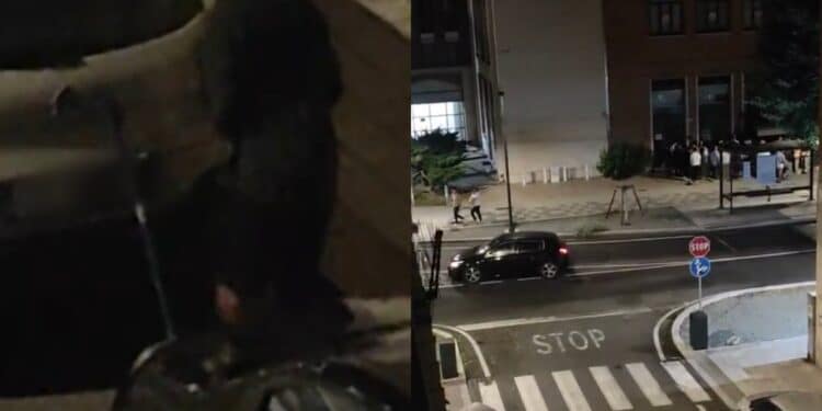 Cagliari, viale Trieste fra chiasso e degrado trasformata in un orinatoio a cielo aperto