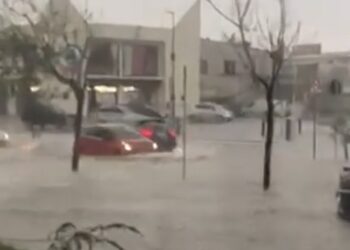 Fortissime precipitazioni, Carbonia sott’acqua
