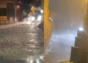 Bomba d’acqua nel Medio Campidano, un violento temporale avanza verso Cagliari