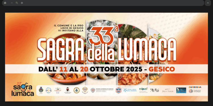 A Gesico 33° Sagra della Lumaca e 400° Festa  di Sant’Amatore