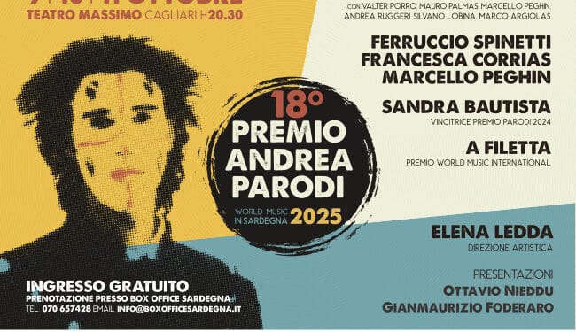 Gli ospiti del Premio Andrea Parodi: Mauro Pagani, Ferruccio Spinetti, A Filetta, Sandra Bautista