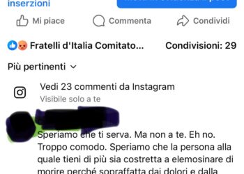 Cagliari, commenti choc contro l’ex sindaco Paolo Truzzu: “Ti auguro che la persona più cara muoia nel dolore”