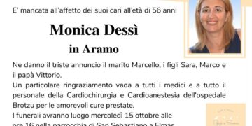 Elmas, scompare a soli 56 anni Monica Dessì in Aramo: il grande cordoglio dei familiari e degli amici di Marcello