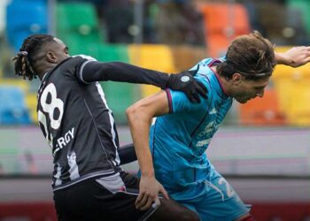 Udinese-Cagliari 1-1, la fortuna è rossoblù: due pali e due clamorosi gol falliti dai friulani