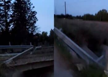 Serramanna, guard rail divelto e segnaletica assente nella strada di collegamento alla Sp 196