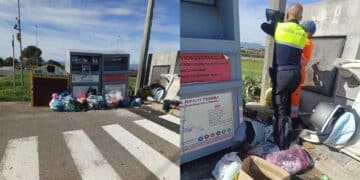 Serramanna, contenitori per la raccolta di abiti usati scambiati per discarica