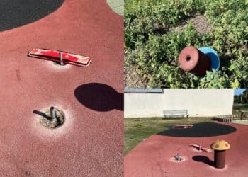 Assemini, il parco di via Volta preso di mira dai vandali: rotti i giochi per i bimbi