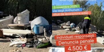 Quartu Sant’Elena, ditta di Cagliari riempie via degli Anthurium di scarti edili: 4.500 euro di multa ai responsabili