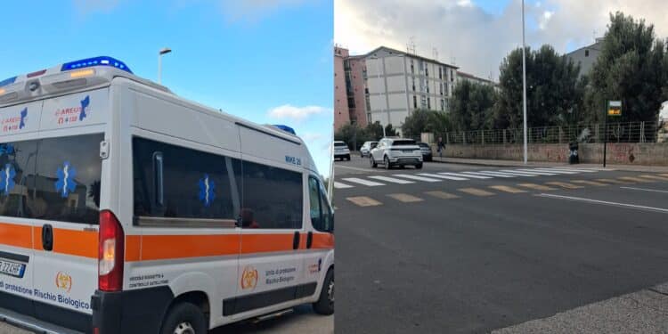Cagliari, studentessa colpita da un’auto sulle strisce pedonali in via Cornalias
