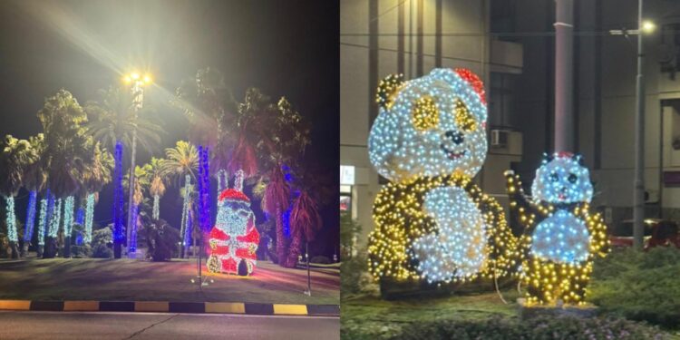 Aria di Natale a Quartu, accese le luminarie in città