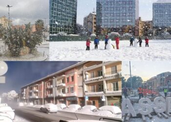 Neve ovunque in Sardegna, anche a Elmas, Assemini e Pirri: sul web si scatena l’ironia e impazzano i meme