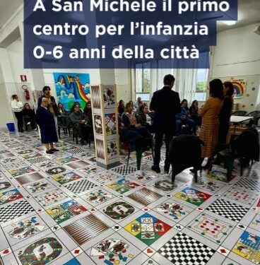 Cagliari, inaugurato il primo centro per l’infanzia 0-6 anni a San Michele: un nuovo polo educativo e sociale per il quartiere