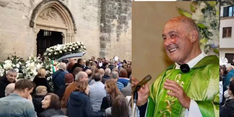 Sestu saluta il suo Don: grande folla per il funerale del sacerdote Onofrio Serra
