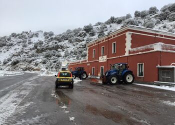 Nevicate in Sardegna, 30 operatori e 12 mezzi di servizio dell’Anas nelle strade a rischio