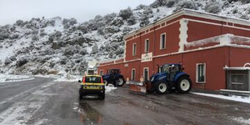 Nevicate in Sardegna, 30 operatori e 12 mezzi di servizio dell’Anas nelle strade a rischio