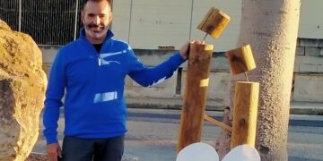 Serrenti si fa bella: con materiali di riciclo piazze e strade cambiano volto