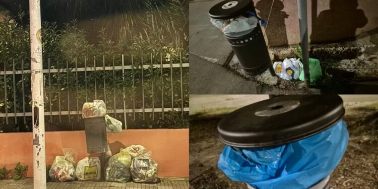 Decimomannu, cestini dei rifiuti scambiati per ecocentro: arrivano fototrappole e sanzioni