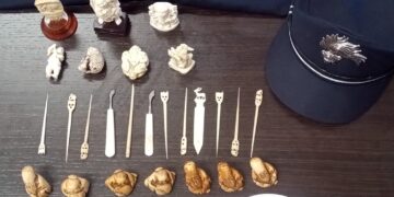 Muravera, vendeva oggetti in avorio: 60enne denunciata, ora rischia l’arresto fino a 2 anni