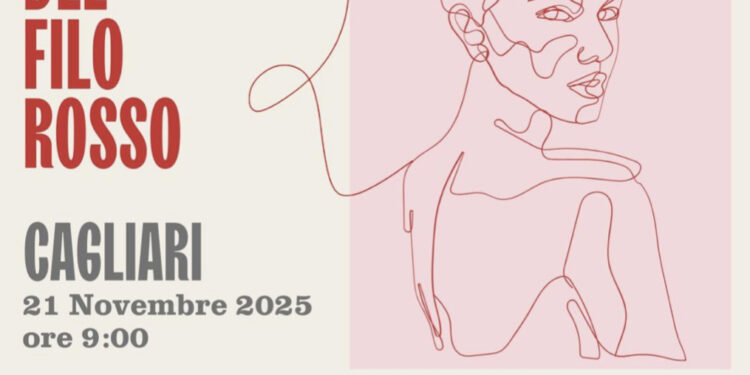 Cagliari, la marcia del filo rosso in occasione della Giornata Internazionale per l’eliminazione della violenza sulle donne